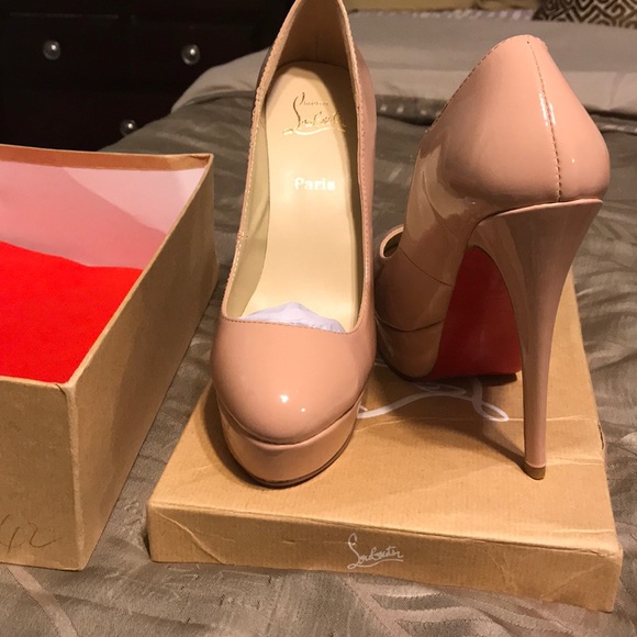 beige red bottoms